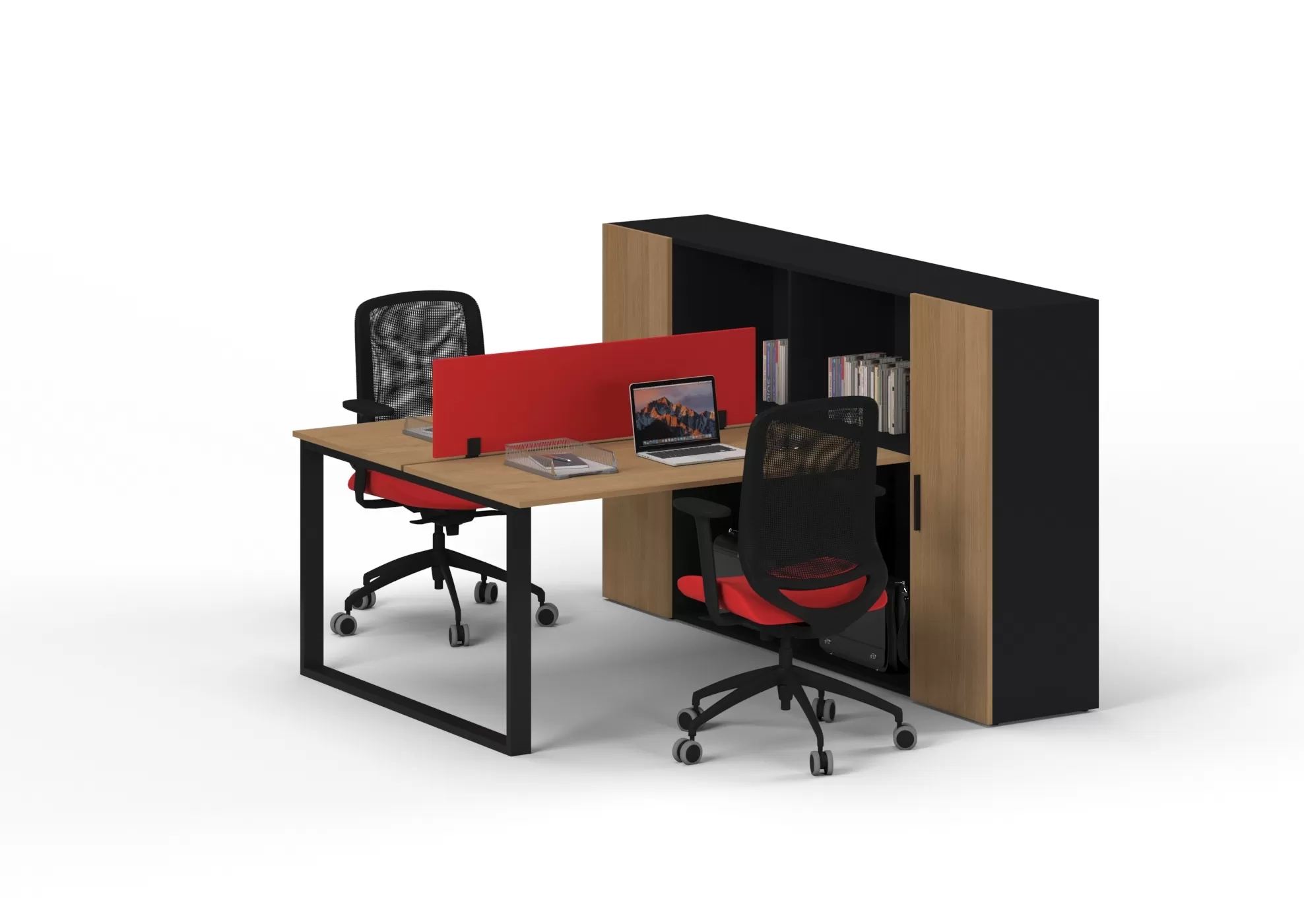 LİONA İKİLİ ÇALIŞMA MASASI - Görsel 1