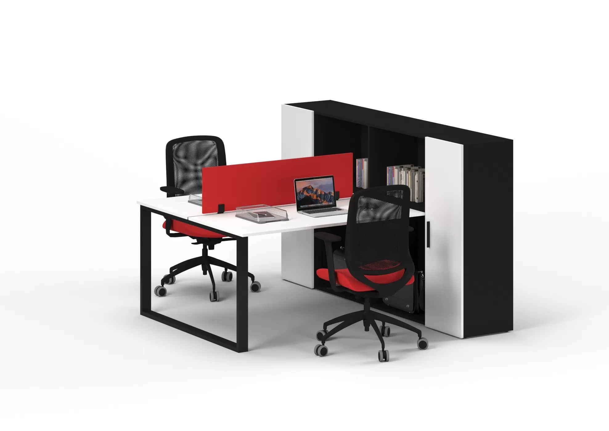 LİONA İKİLİ ÇALIŞMA MASASI - Görsel 4