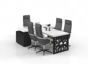 LUCCA TOPLANTILI MAKAM MASASI - Görsel 2