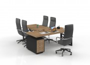 LUCCA EXECUTIVE DESK WITH MEETING