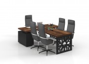 LUCCA EXECUTIVE DESK WITH MEETING