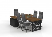 LUCCA EXECUTIVE DESK WITH MEETING