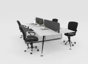 LUDANO DÖRTLÜ ÇALIŞMA MASASI - Görsel 2