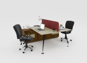 LUDANO DOUBLE STUDY DESK