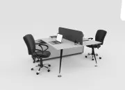 LUDANO İKİLİ ÇALIŞMA MASASI - Görsel 4