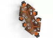 MARTELLİ ALTILI ÇALIŞMA MASASI - Görsel 4