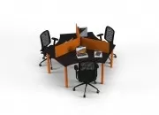 MARTELLİ ÜÇLÜ ÇALIŞMA MASASI - Görsel 6