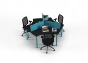 MARTELLİ ÜÇLÜ ÇALIŞMA MASASI - Görsel 8