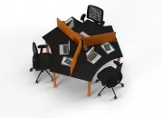 MARTELLİ ÜÇLÜ ÇALIŞMA MASASI - Görsel 27