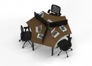 MARTELLİ ÜÇLÜ ÇALIŞMA MASASI - Görsel 28