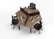 MARTELLI TRIPLE STUDY TABLE