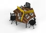 MARTELLİ ÜÇLÜ ÇALIŞMA MASASI - Görsel 31