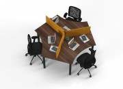 MARTELLI TRIPLE STUDY TABLE