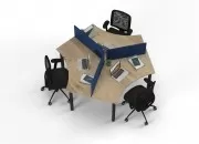 MARTELLİ ÜÇLÜ ÇALIŞMA MASASI - Görsel 33