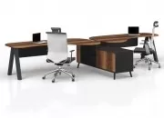 NOVELLA YATAY İKİLİ ÇALIŞMA MASASI - Görsel 4