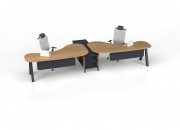 NOVELLA HORIZONTAL DOUBLE STUDY DESK