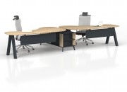 NOVELLA HORIZONTAL DOUBLE STUDY DESK