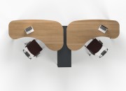 NOVELLA HORIZONTAL DOUBLE STUDY DESK