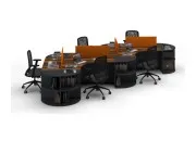 ODİN BEŞLİ ÇALIŞMA MASASI - Görsel 1