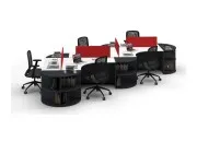 ODİN BEŞLİ ÇALIŞMA MASASI - Görsel 4