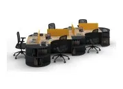 ODİN BEŞLİ ÇALIŞMA MASASI - Görsel 3