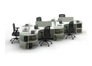 ODİN BEŞLİ ÇALIŞMA MASASI - Görsel 2