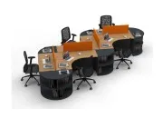 ODİN BEŞLİ ÇALIŞMA MASASI - Görsel 6