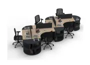 ODİN BEŞLİ ÇALIŞMA MASASI - Görsel 9