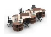 ODİN BEŞLİ ÇALIŞMA MASASI - Görsel 12