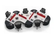 ODİN BEŞLİ ÇALIŞMA MASASI - Görsel 15