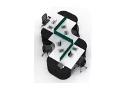 ODİN DÖRTLÜ ÇALIŞMA MASASI - Görsel 3