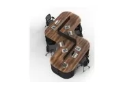 ODİN DÖRTLÜ ÇALIŞMA MASASI - Görsel 5