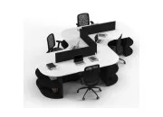 ODİN DÖRTLÜ ÇALIŞMA MASASI - Görsel 7