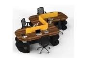 ODİN DÖRTLÜ ÇALIŞMA MASASI - Görsel 9