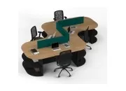 ODİN DÖRTLÜ ÇALIŞMA MASASI - Görsel 11