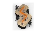 ODİN DÖRTLÜ ÇALIŞMA MASASI - Görsel 17