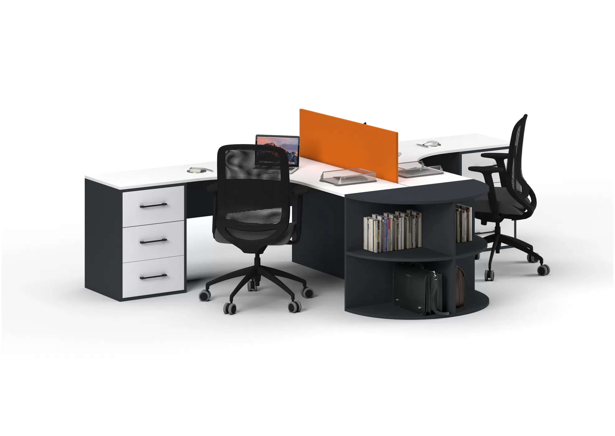 ODİN YATAY İKİLİ ÇALIŞMA MASASI - Görsel 3