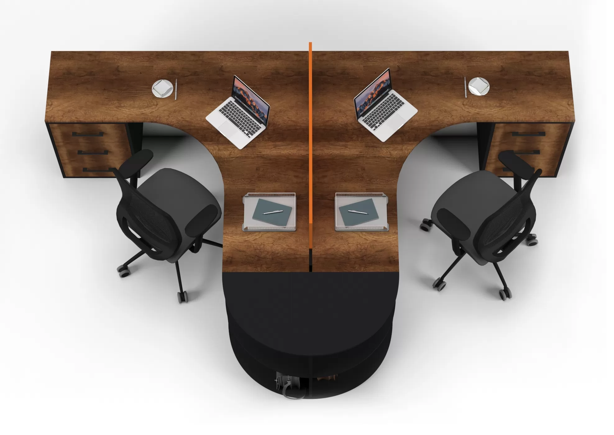 ODİN YATAY İKİLİ ÇALIŞMA MASASI - Görsel 4