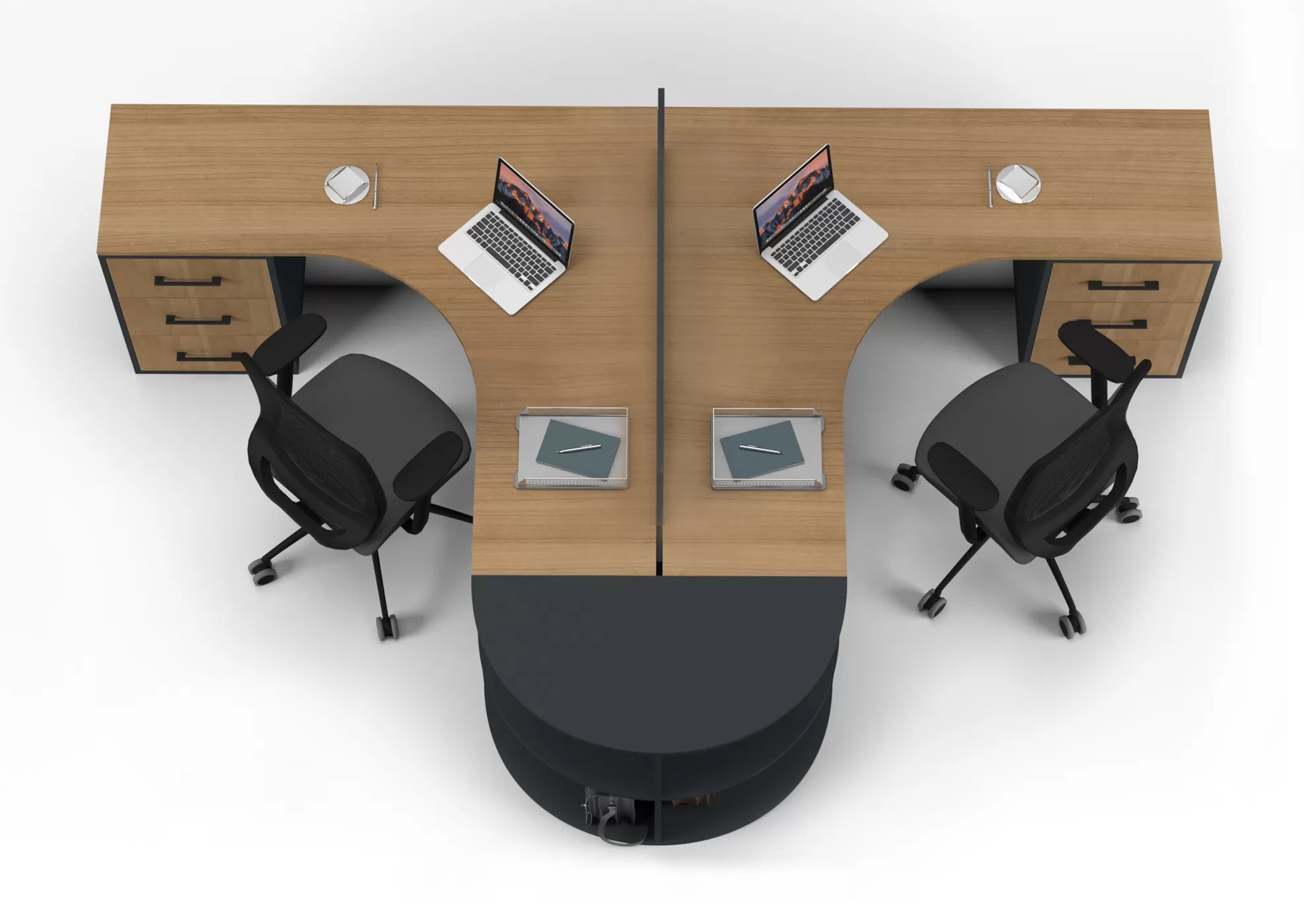 ODİN YATAY İKİLİ ÇALIŞMA MASASI - Görsel 5