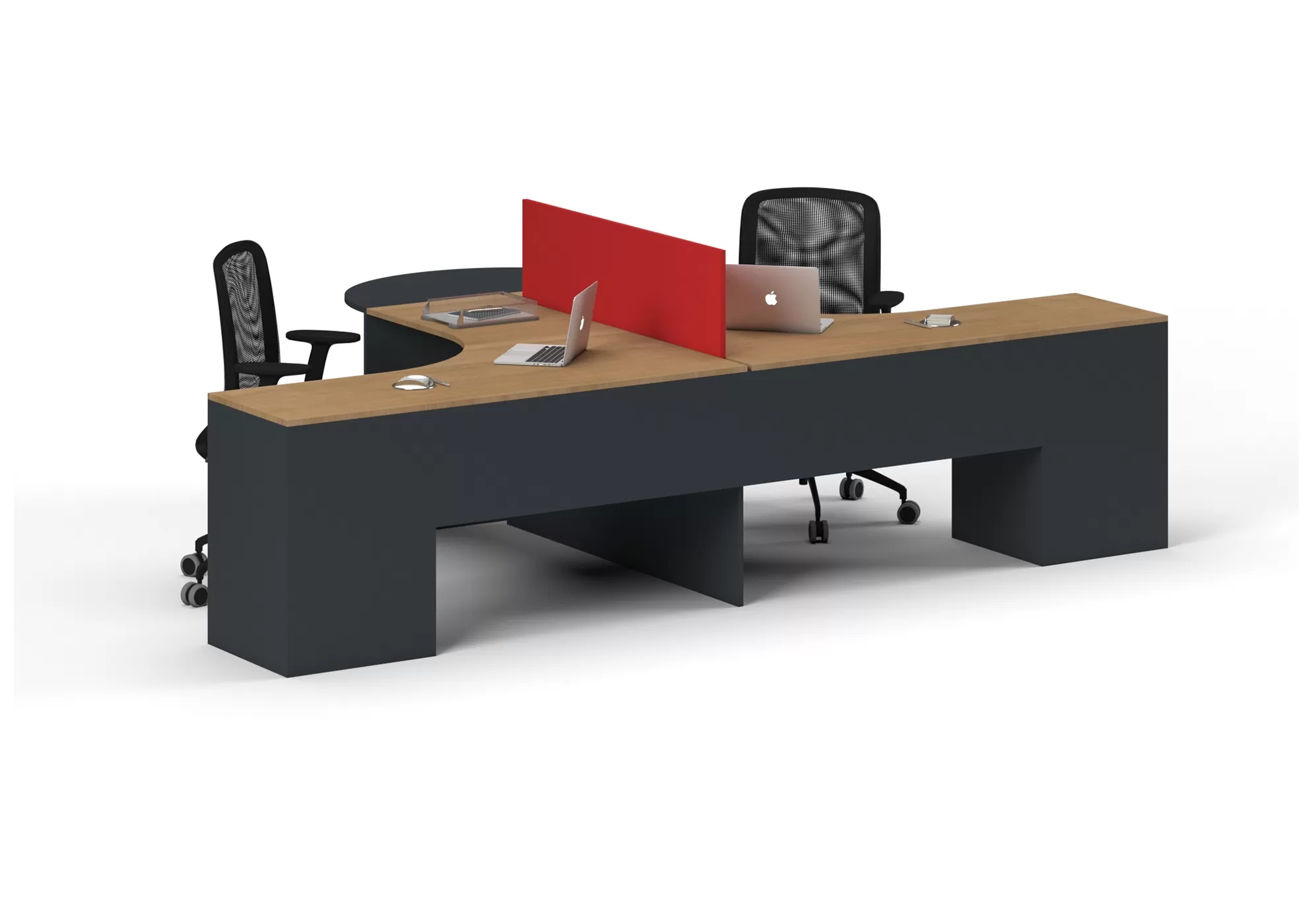 ODİN YATAY İKİLİ ÇALIŞMA MASASI - Görsel 6