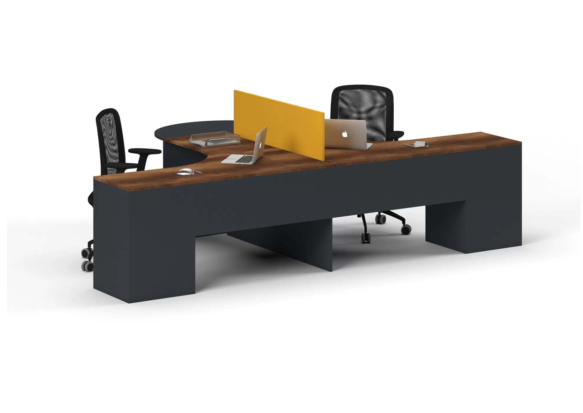 ODİN YATAY İKİLİ ÇALIŞMA MASASI - Görsel 7