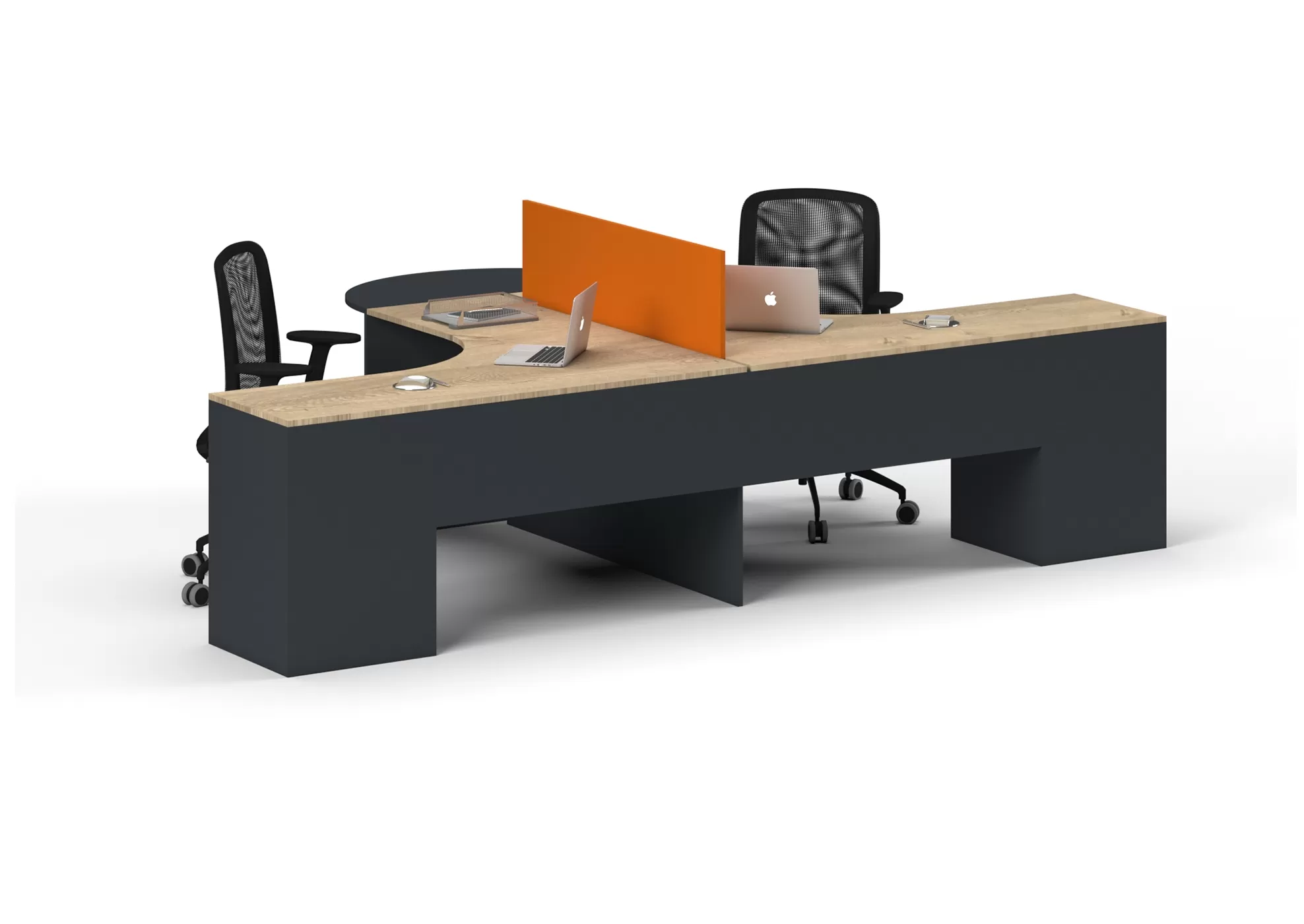 ODİN YATAY İKİLİ ÇALIŞMA MASASI - Görsel 8