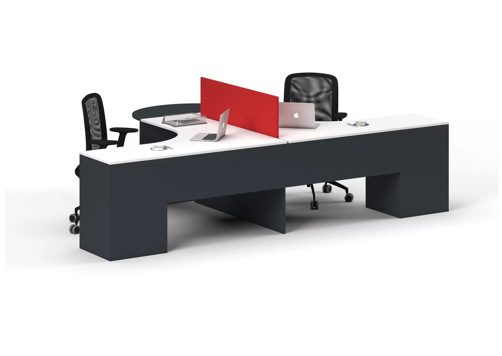 ODİN YATAY İKİLİ ÇALIŞMA MASASI - Görsel 9