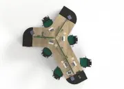 PİETRO BEŞLİ ÇALIŞMA MASASI - Görsel 1