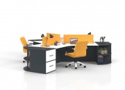 PIETRO THREE STUDY DESK