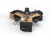 PIETRO THREE STUDY DESK