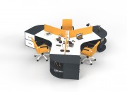 PIETRO THREE STUDY DESK