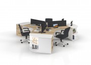 PIETRO THREE STUDY DESK