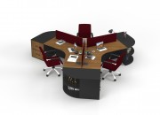 PIETRO THREE STUDY DESK