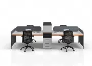 RİNALDO DÖRTLÜ ÇALIŞMA MASASI - Görsel 4